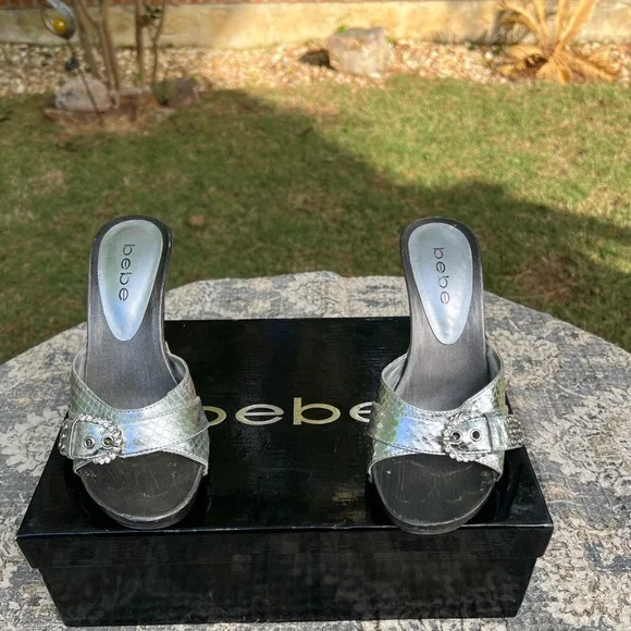 Vintage BeBe Carmen Heels - Size 5 - Picture 13 of 17